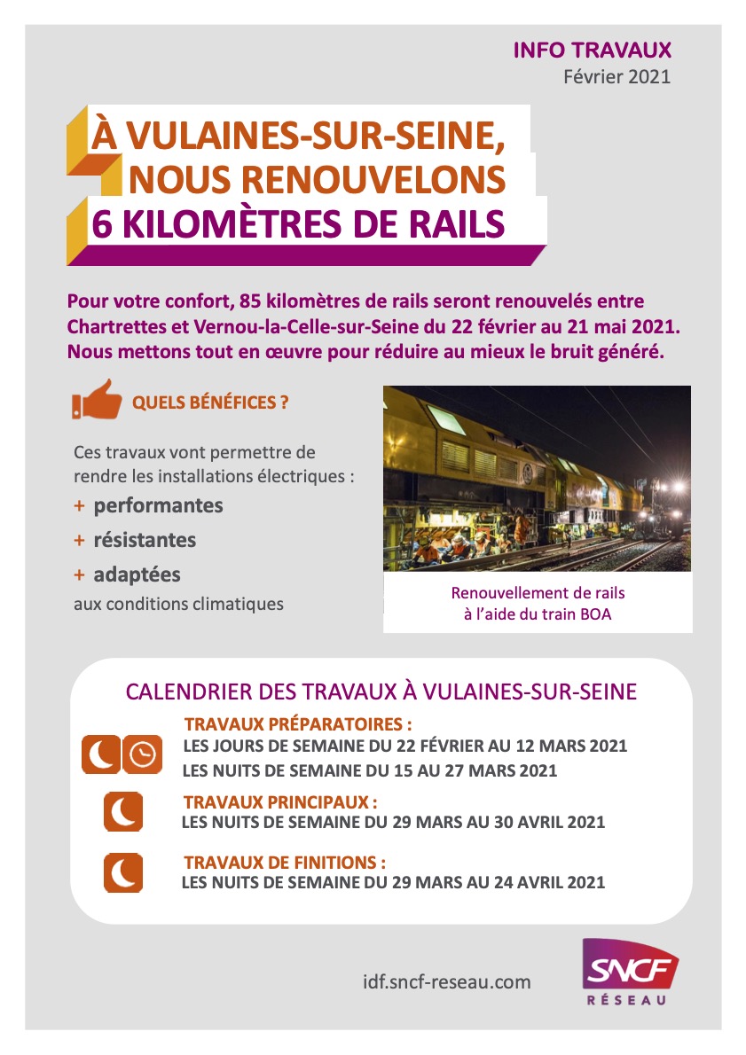 Information travaux SNCF